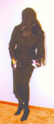 Kim in Spectre costume